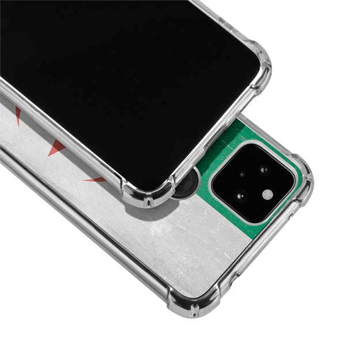 Algeria Flag Distressed Google Pixel 5 Clear Case